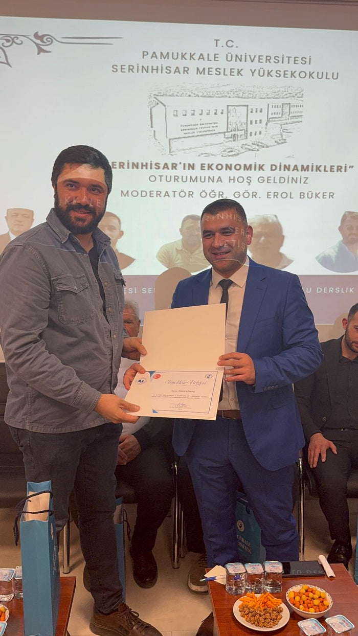 Paü Meslek Yüksekokulu Teşekkür Belgesi