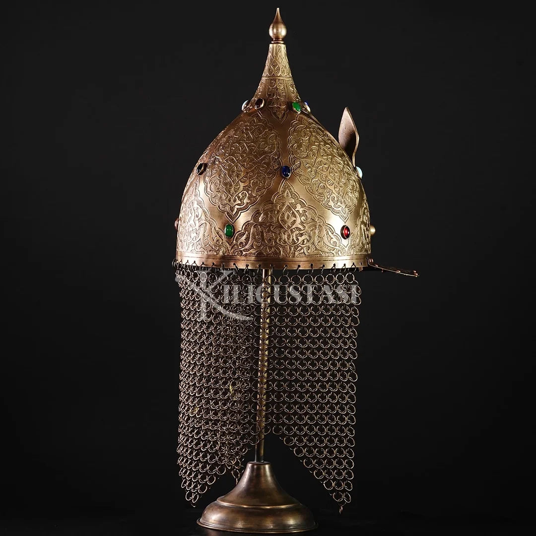 İşlemeli Osmanlı Miğferi