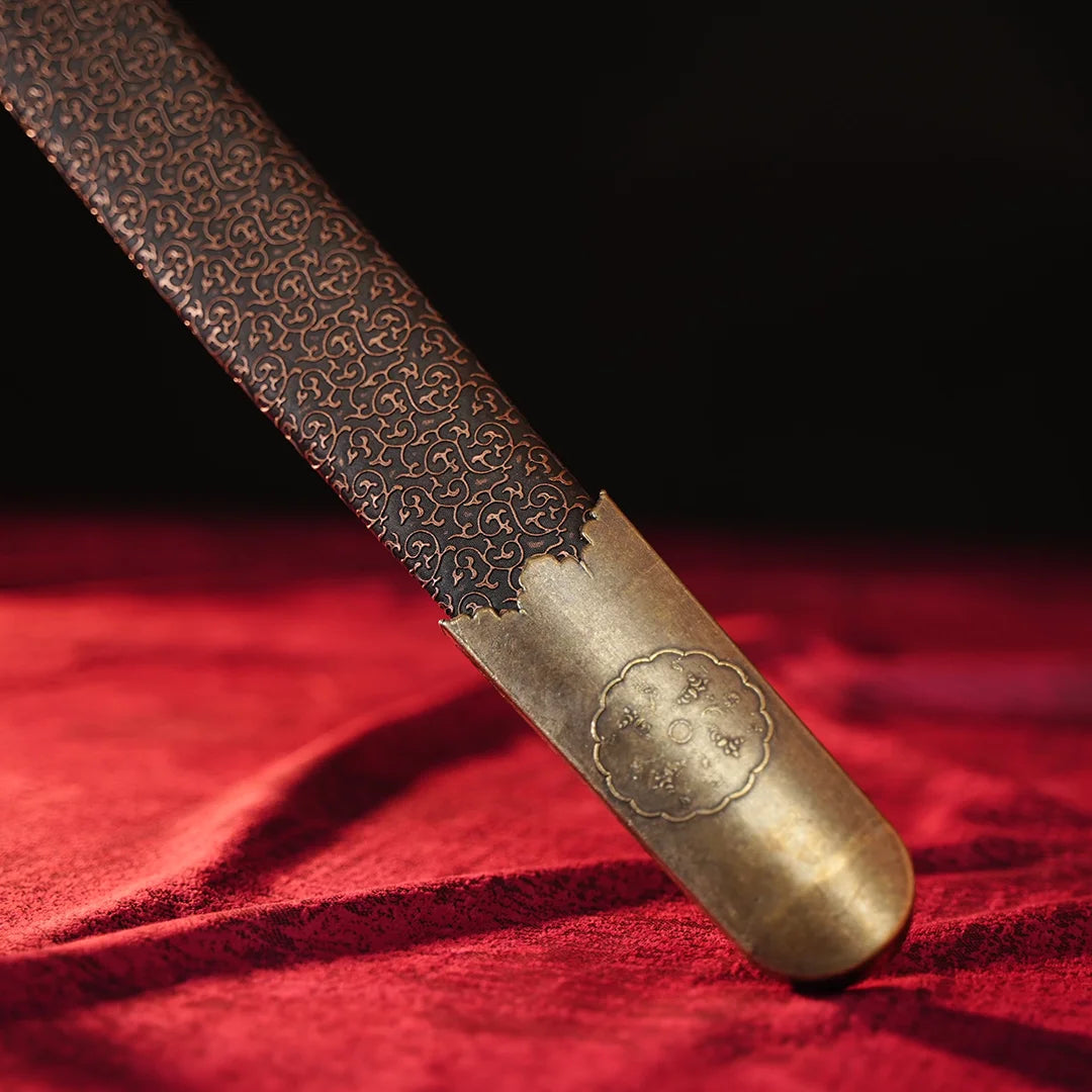 Kahverengi İşlemeli Kın