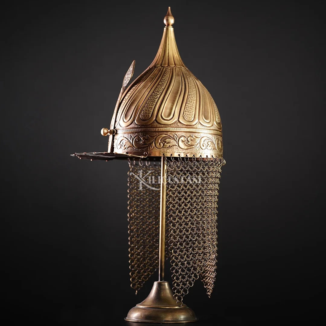 Osmanlı Miğferi (El Yapımı Saf Bakır)