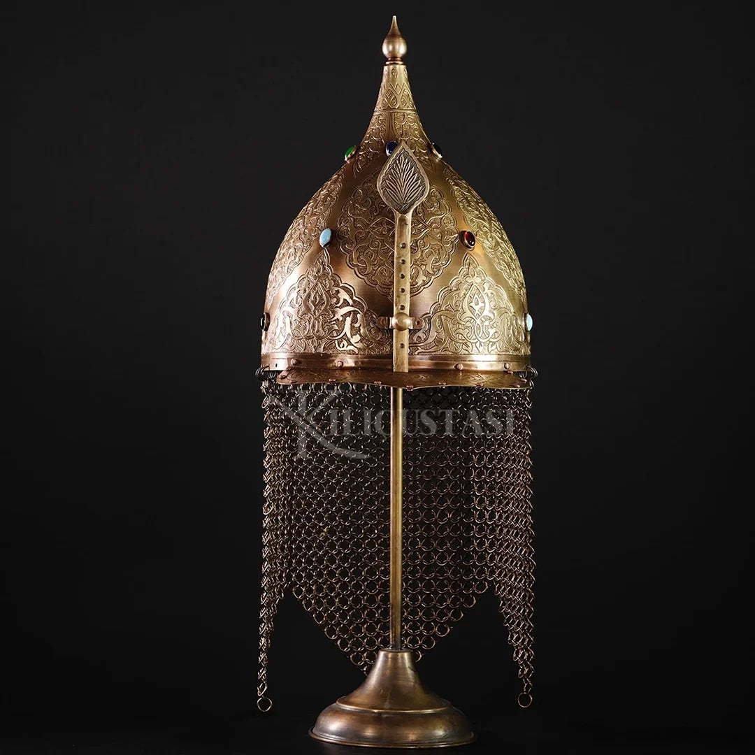 İşlemeli Osmanlı Miğferi